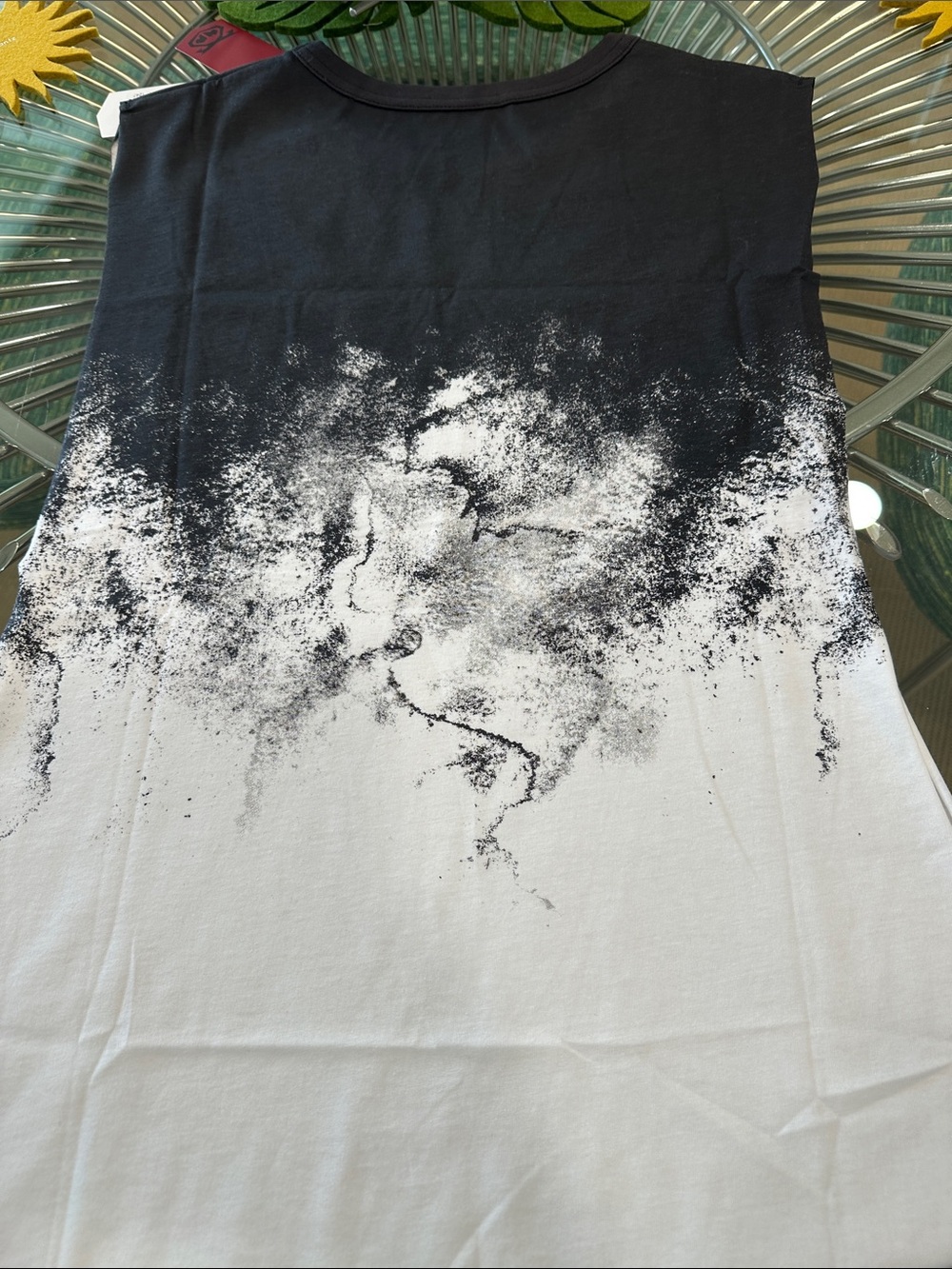 NWT Nasty Pig Black & White Graphic shredder Tank - Picture 6 of 6